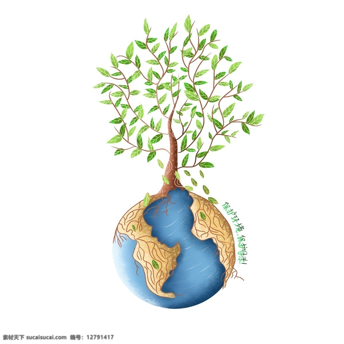 手绘 风正 负 定义 之爱 护 环境保护 地球 母亲 手绘风 正负定义 趋势 爱护环境 地球母亲 绿树 环境 环保