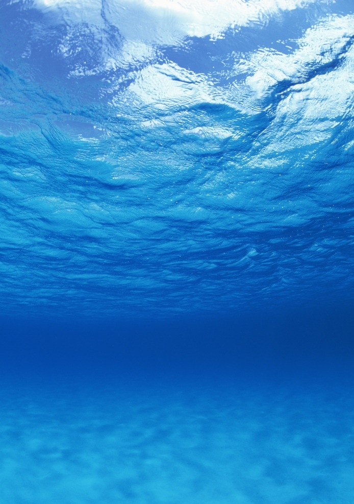 蓝色海水 深蓝色 海底 海水 海洋 高清图片 自然风景 自然景观
