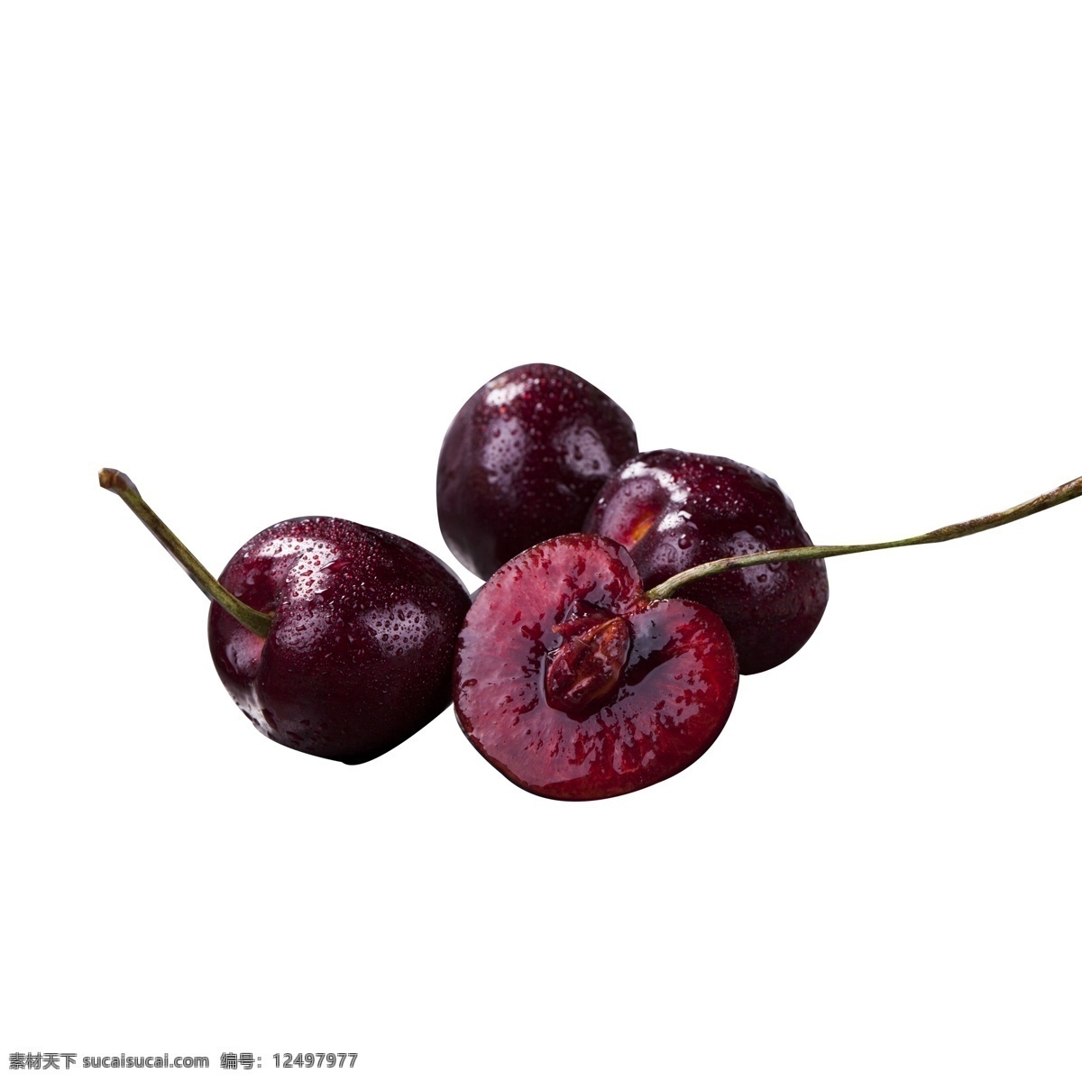 堆 红色 樱桃 免 抠 图 新鲜水果 美味的樱桃 植物果实 漂亮的美食 新鲜 植物 果实 红色的樱桃 免抠图