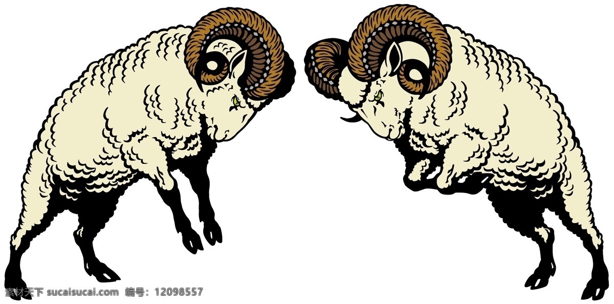 2015 动物 动物世界 家禽家畜 节日庆祝 卡通动物 卡通设计 卡通羊 羊年素材 矢量羊 山羊 矢量动物 手绘 羊年设计元素 生物世界 文化艺术 节日素材 其他节日