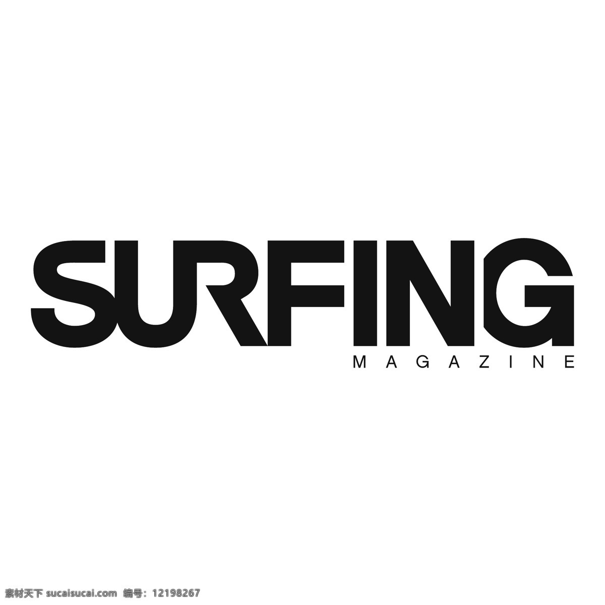 surfingmagazine logo 设计欣赏 体育 标志设计 欣赏 矢量下载 网页矢量 商业矢量 logo大全 红色