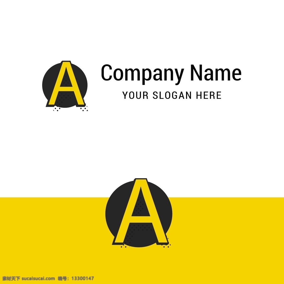 黄色 字母 标志 标识 业务摘要 营销 企业 公司 品牌 形状 身份 会标 白色