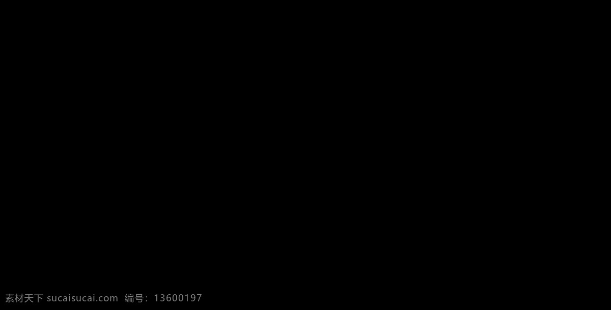 手绘 黑色 花纹 元素 黑色云朵 免扣