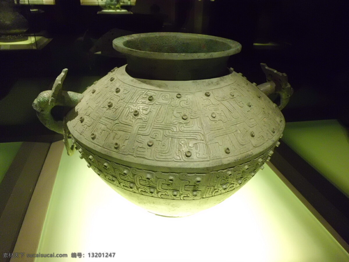 上海博物馆 藏品 青铜器 博物馆 商周时期 器皿 传统文化 文化艺术
