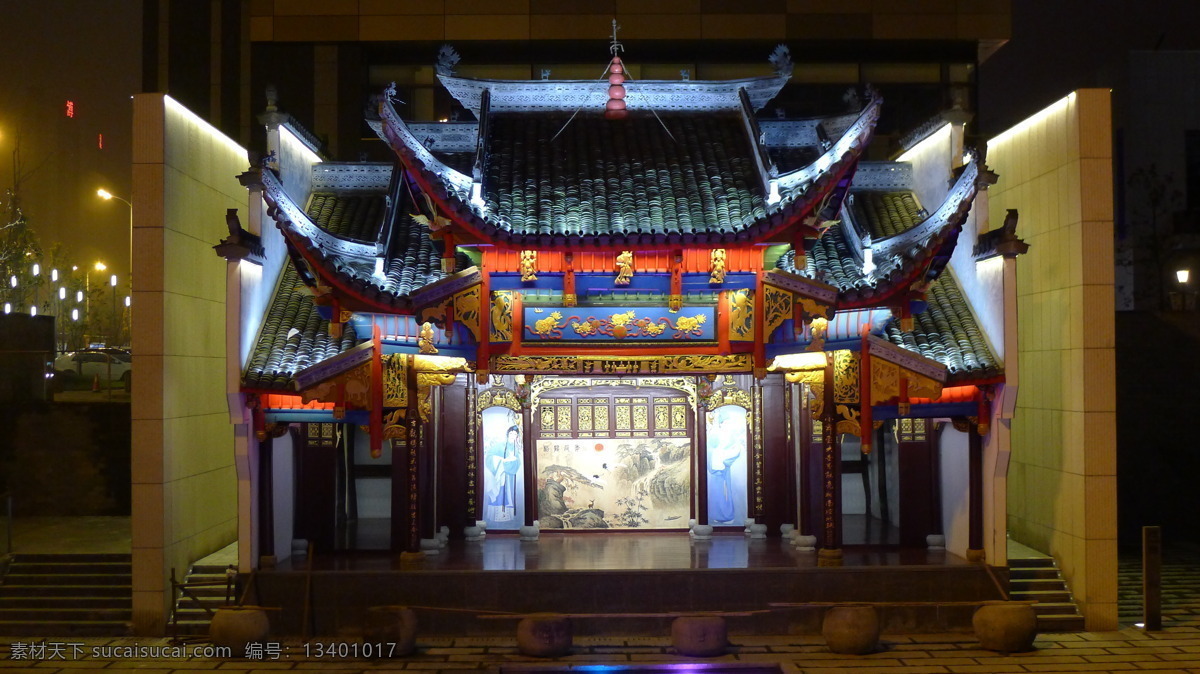 戏楼 戏曲 舞台 黄梅戏 庐剧 徽剧 人文景观 旅游摄影