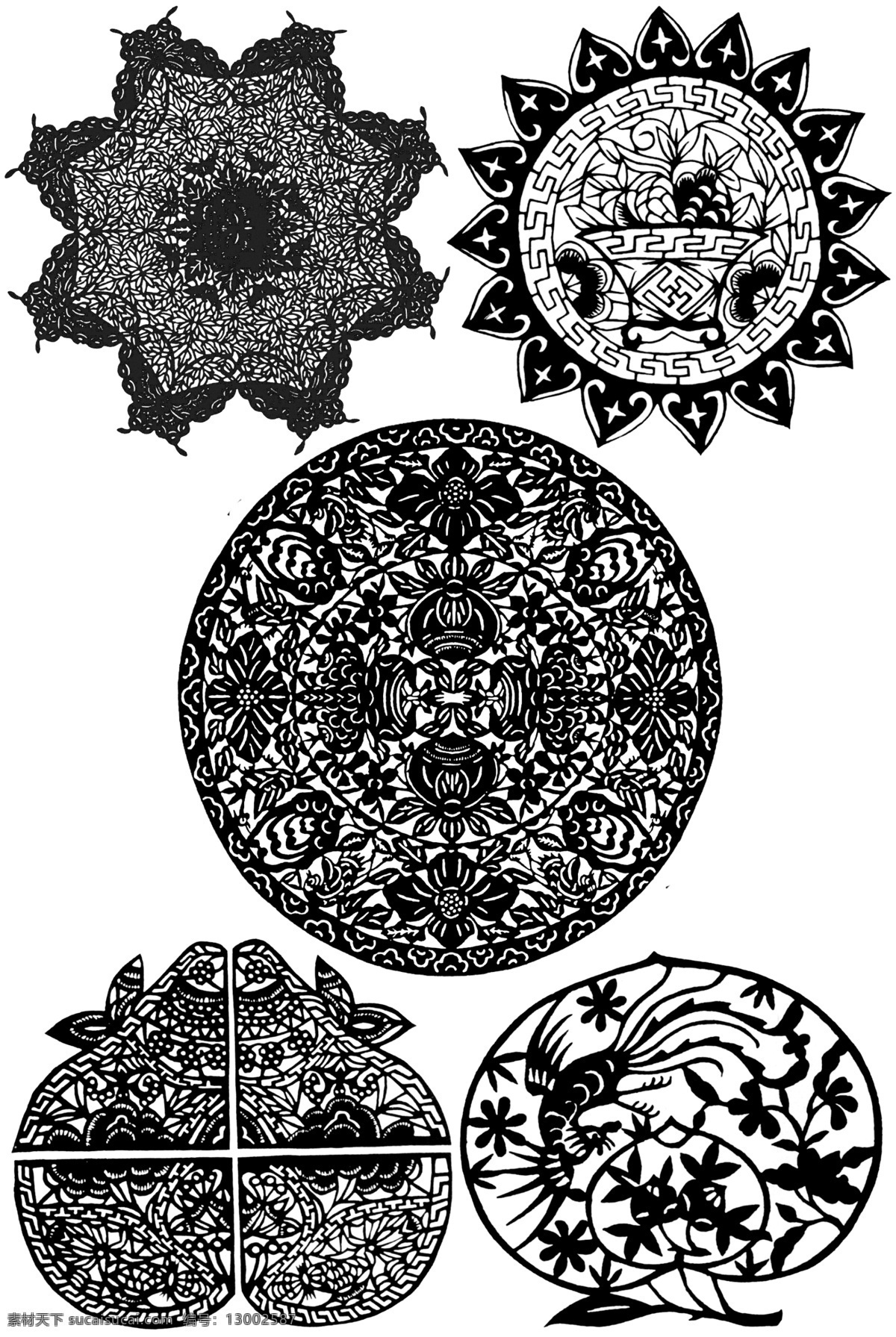 矢量 中国 传统 纹样 矢量传统纹样 传统纹样黑白 白色