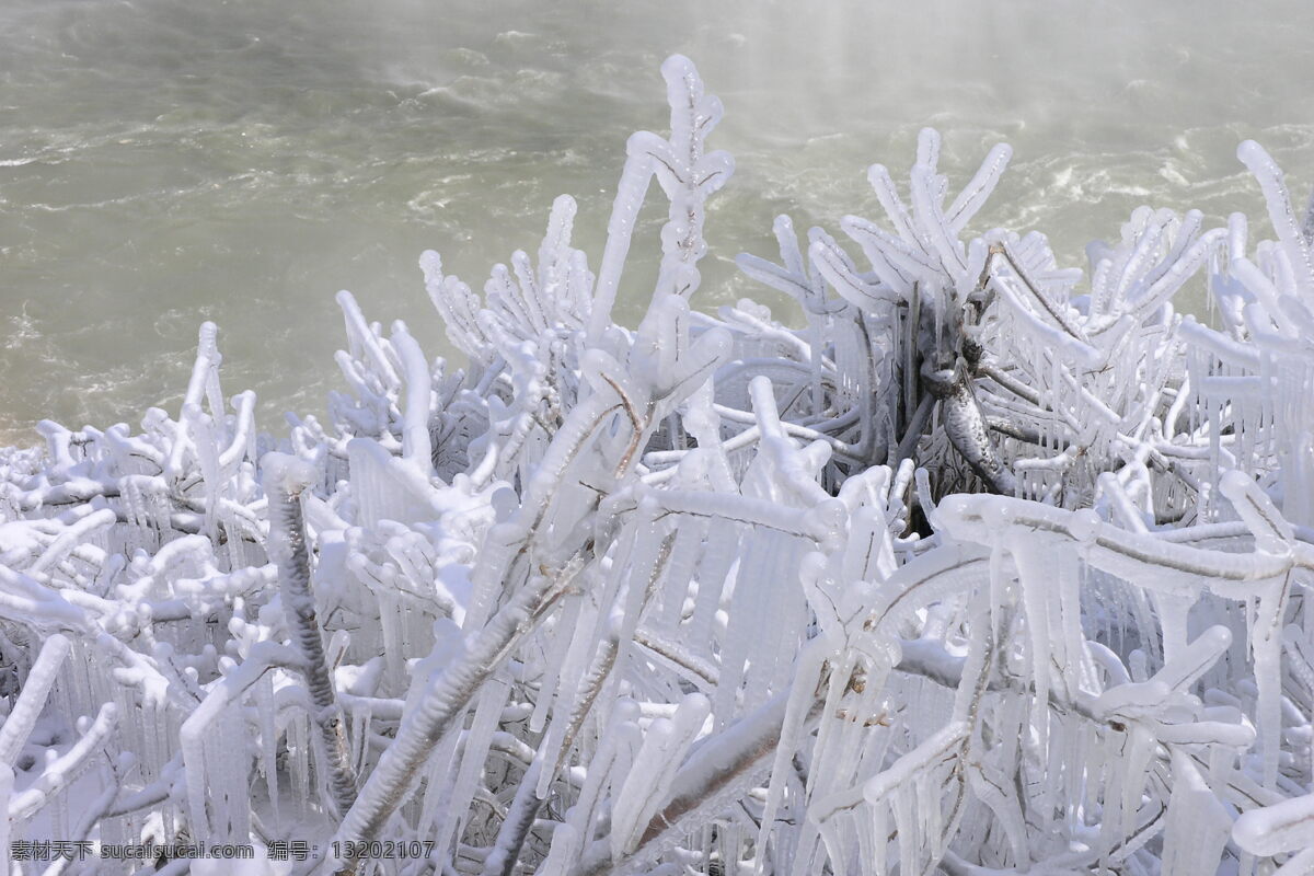 加拿大的冬季 尼亚加拉 瀑布 旅游 安大略湖 加拿大 美国 边界 尼亚加拉河 旅游摄影 自然风景 灰色