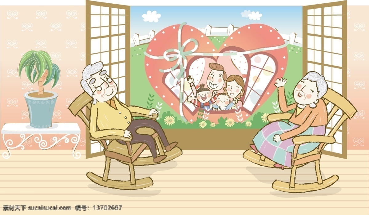 欢乐家庭 家庭生活 矢量 eps092 设计素材 生活写真 矢量人物 矢量图库 白色