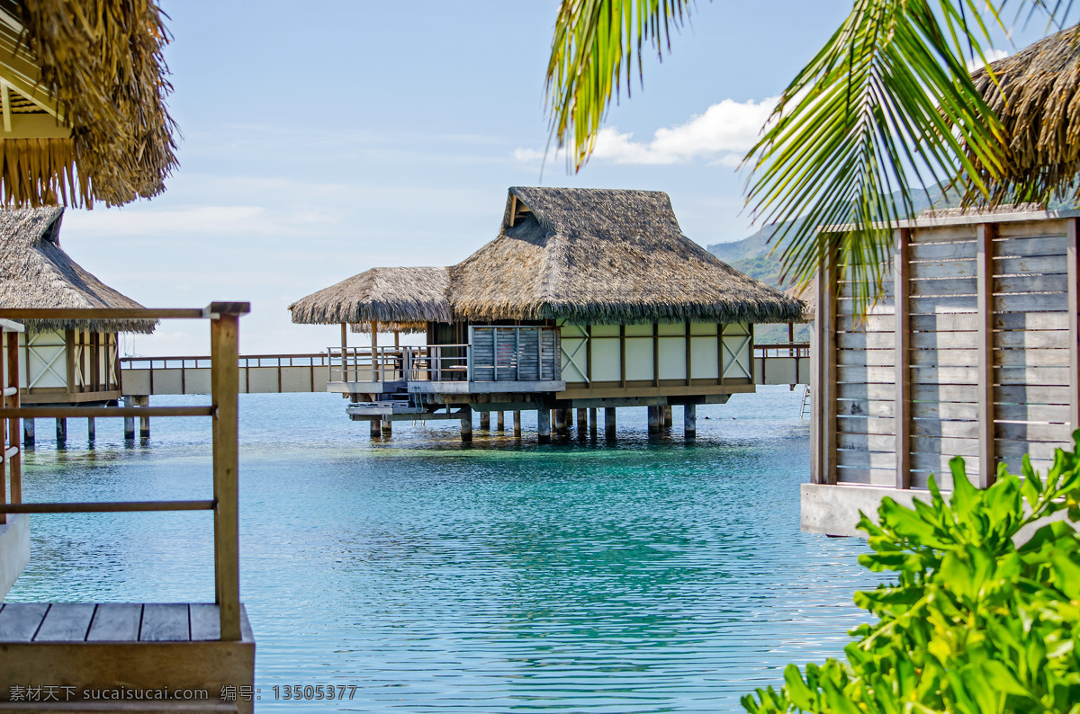 美丽 热带 风景 大海风景 茅屋风景 美丽风景 自然美景 风景摄影 风景名胜 风景图片