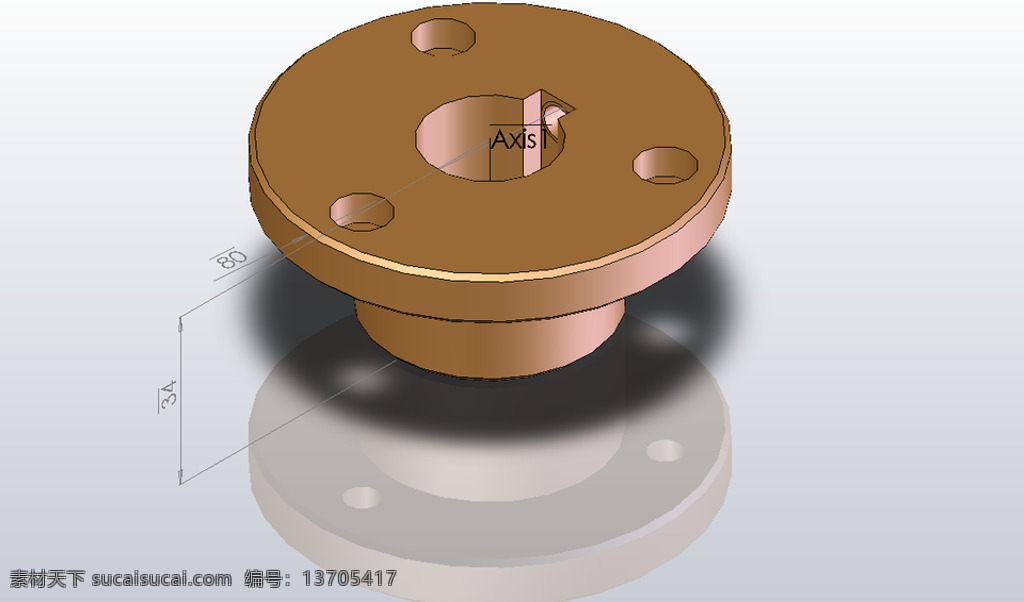 驱动 环 机械设计 3d模型素材 电器模型