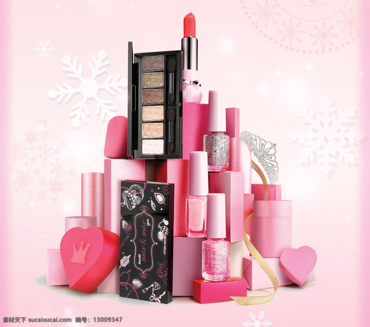 彩妆广告 广告设计模板 dm宣传单 彩妆 化妆品