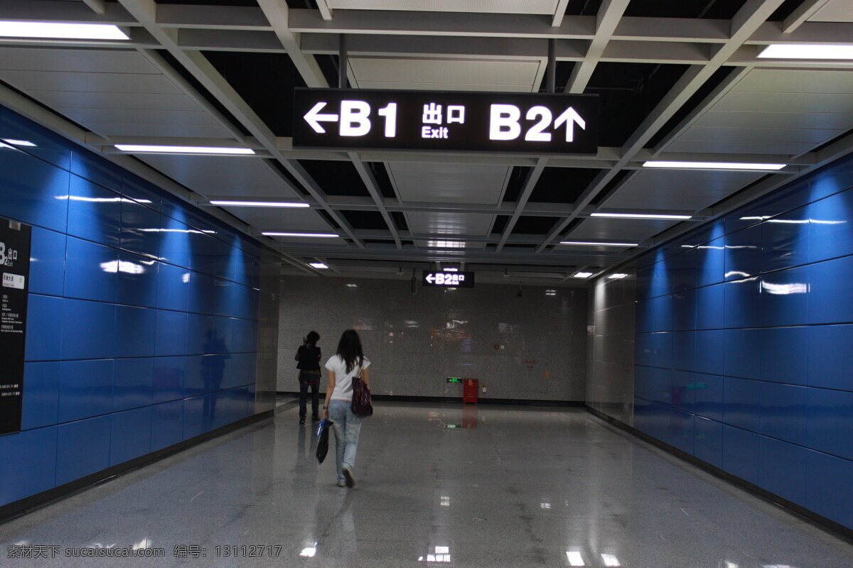 广州地铁 地铁出站口 珠江新城站 地下通道 国内旅游 旅游摄影
