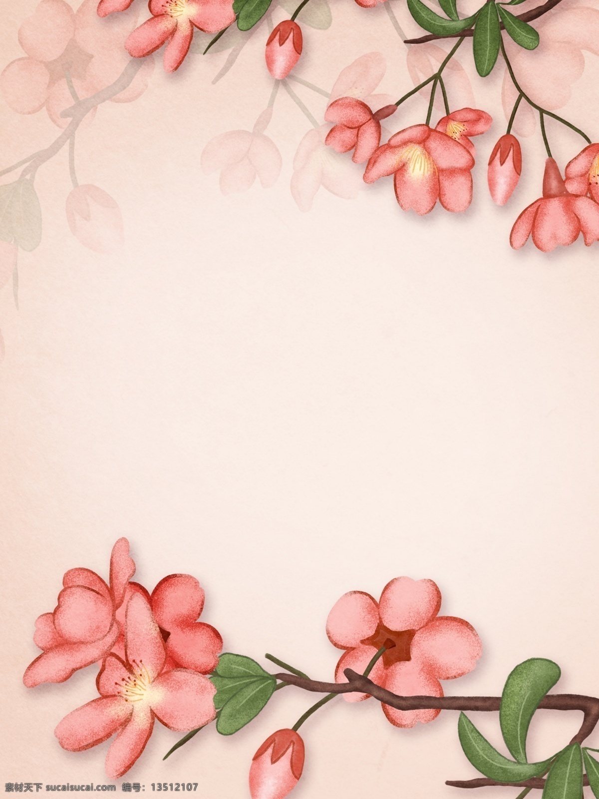 花背景 温馨背景 矢量花 花图案 梦幻背景