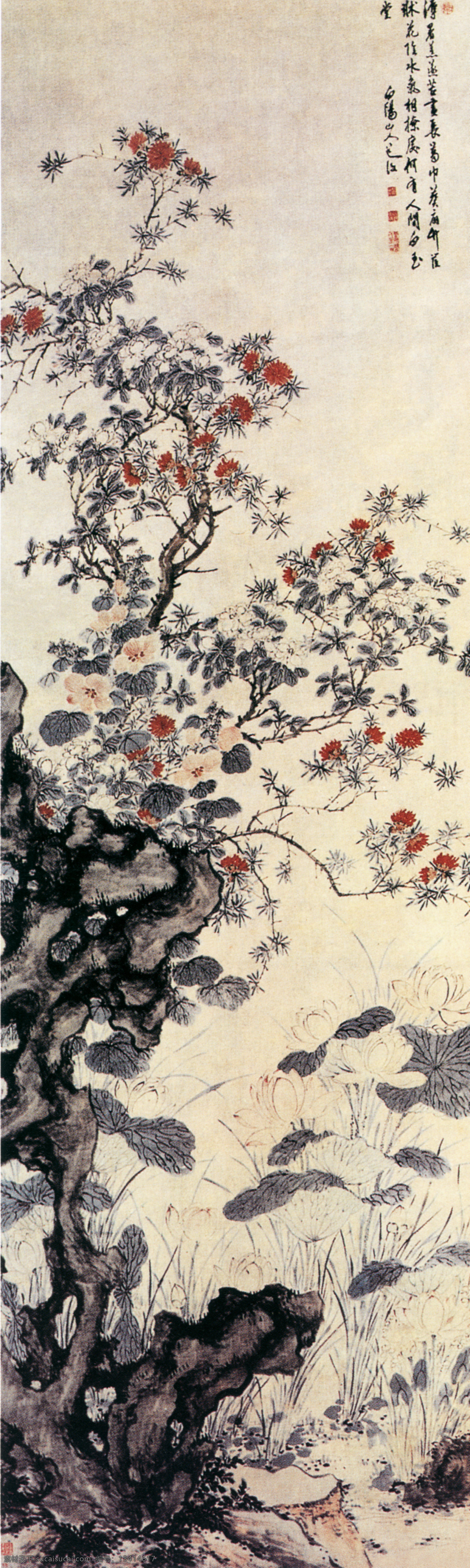 水墨 花草 画 水墨画 名画 花鸟画 花草画 风景写意画 国画 中国画 绘画艺术 装饰画 挂画 书画文字 文化艺术
