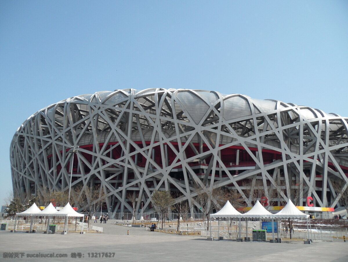 鸟巢 北京 建筑 线条 人文景观 旅游摄影 灰色