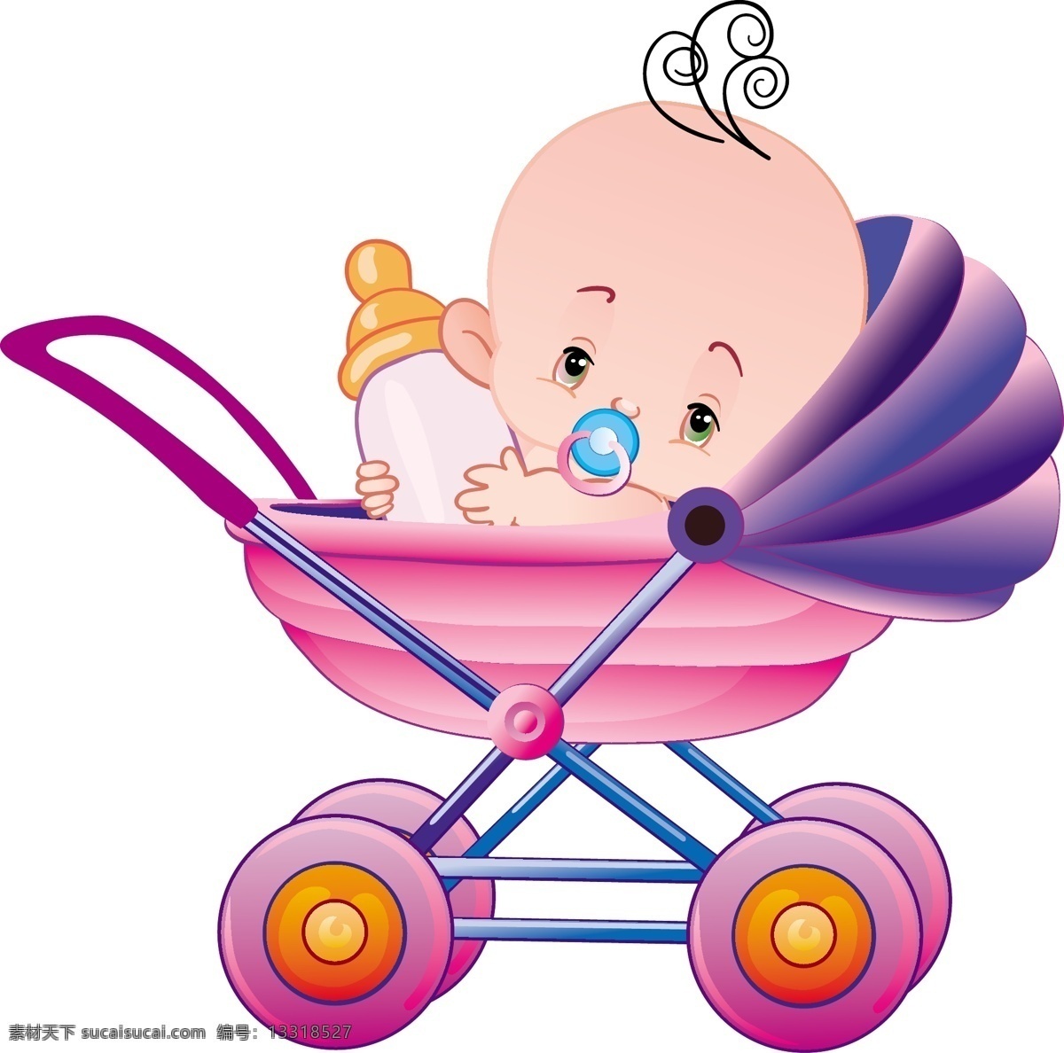 專 嬰 兒 車 推 推车 嬰兒 媽媽 矢量图 矢量人物