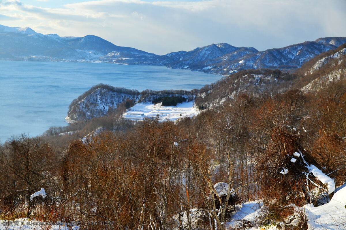 日本 北海道 洞爷湖 风景