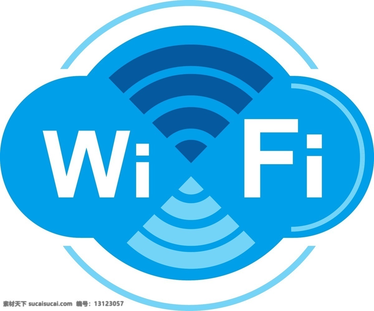 矢量 wifi 网络 图标 标志 蓝色 矢量图标 网络图标 蓝色标志 白色