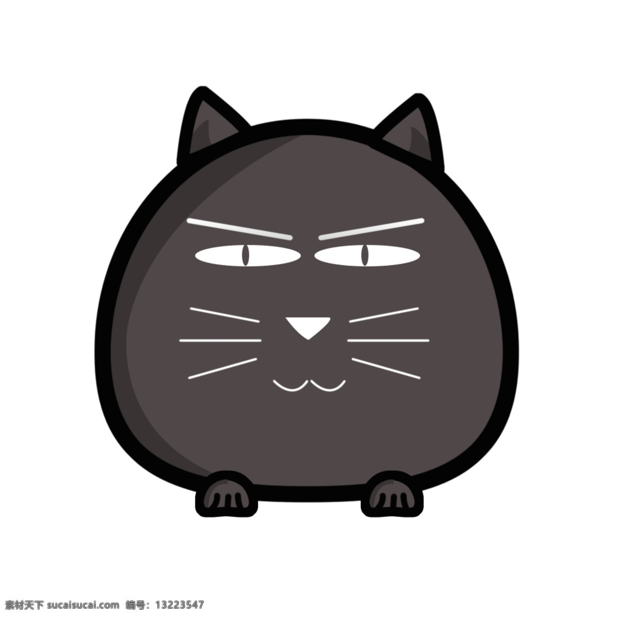 卡通 可爱 动物 小猫 免 抠 可爱动物 卡通动物 可爱小猫 原创动物小猫 免抠动物 猫猫 短尾猫 小猫咪