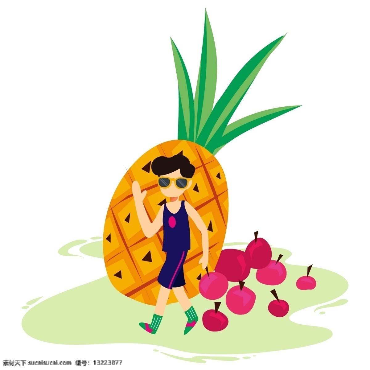 盛夏 运动 风格 元素 清爽 悠闲 盛夏的凉爽
