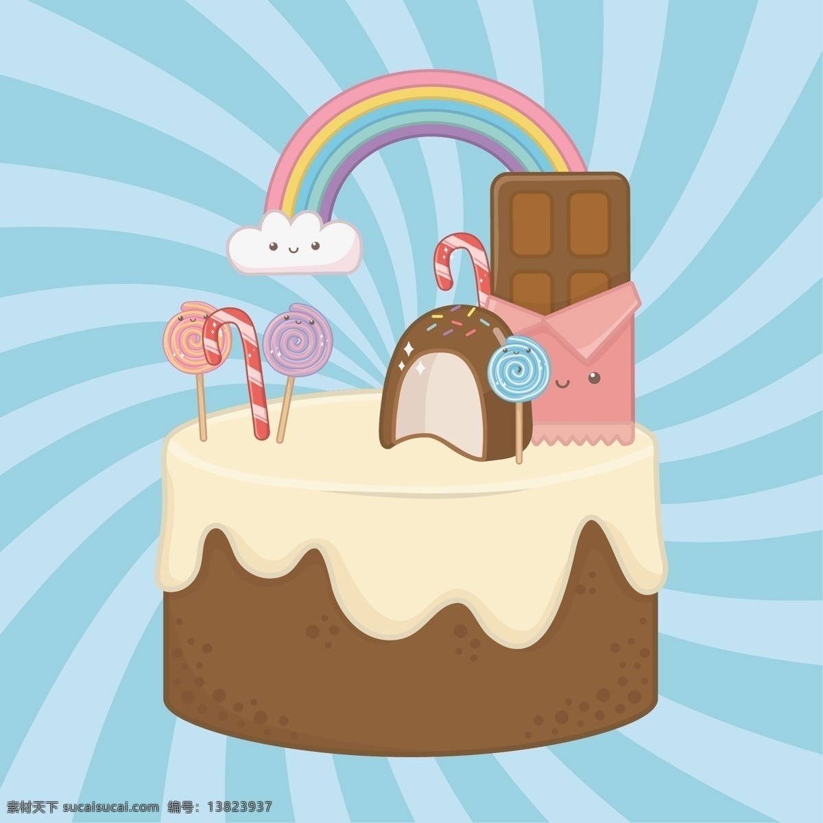 小 清新 点心 卡通 图案 小清新 彩色 创意 夏日装饰 下午茶 蛋糕 冰淇淋 装饰图案 冰棒 巧克力 面包