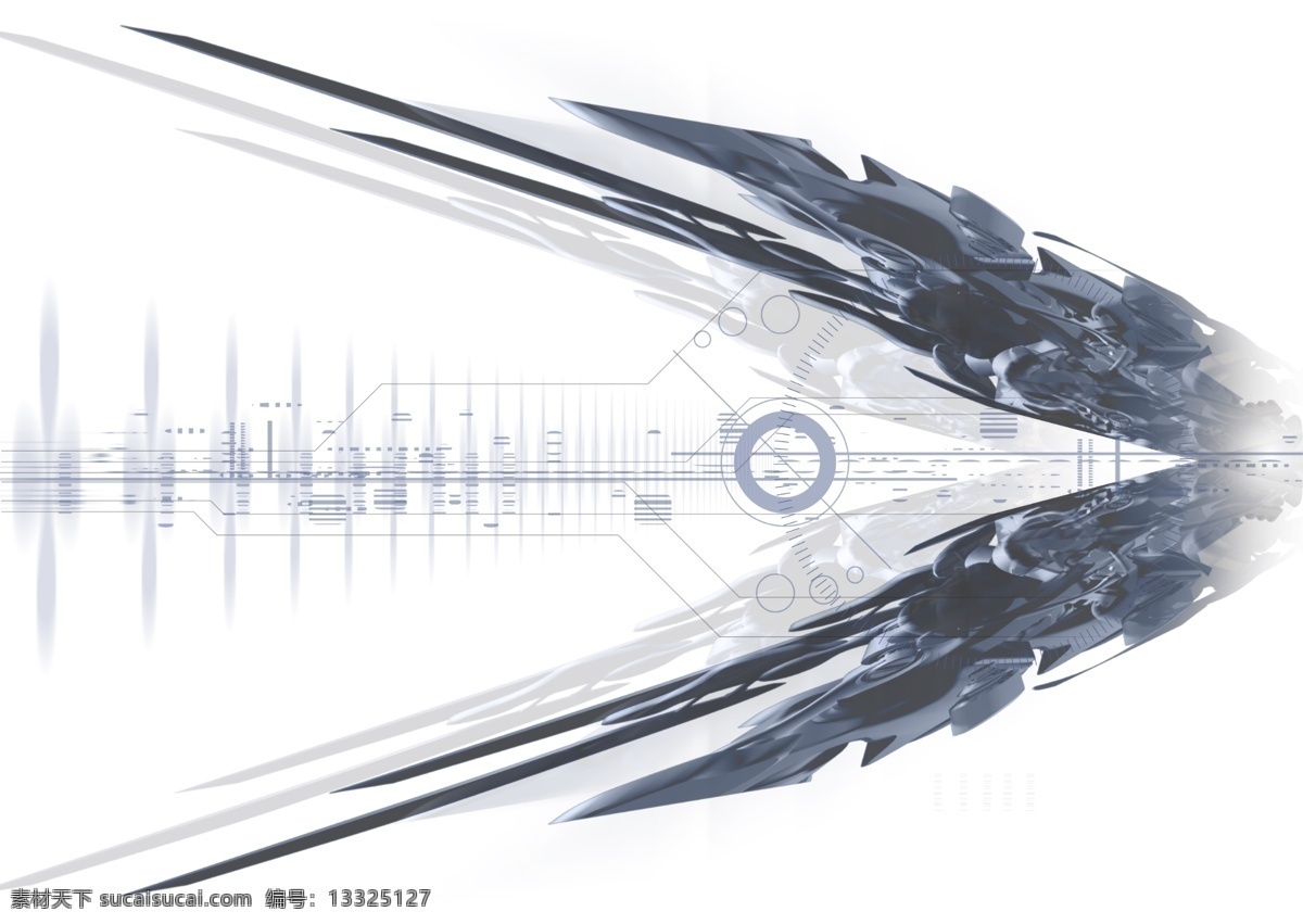 机甲幻影 机器人 翅膀 机甲战士 科幻 信息 3d 三维 数码 电波 展开 大展鸿图 锋利 机械 分层 源文件