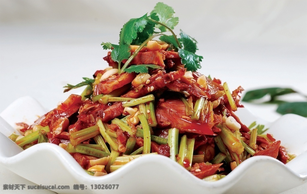 香芹拌拆骨肉 美食 传统美食 餐饮美食 高清菜谱用图