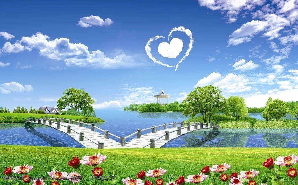 田园风景 风景 天空 蝴蝶 花 花草 蓝天 草原 太阳花 菊花 海边 白云 蓝天白云 冰山 冰川 云彩 草地 草坪 树林 森林 树 湖泊 马路 沙路 远山 高山 桥 木桥 山 小花 小草 天鹅 水 河流 元素 湖边 河边 心形 桃心 桃心云 亭子 凉亭 蓝天草地 自然风景 风景画 石头 背景 分层 源文件