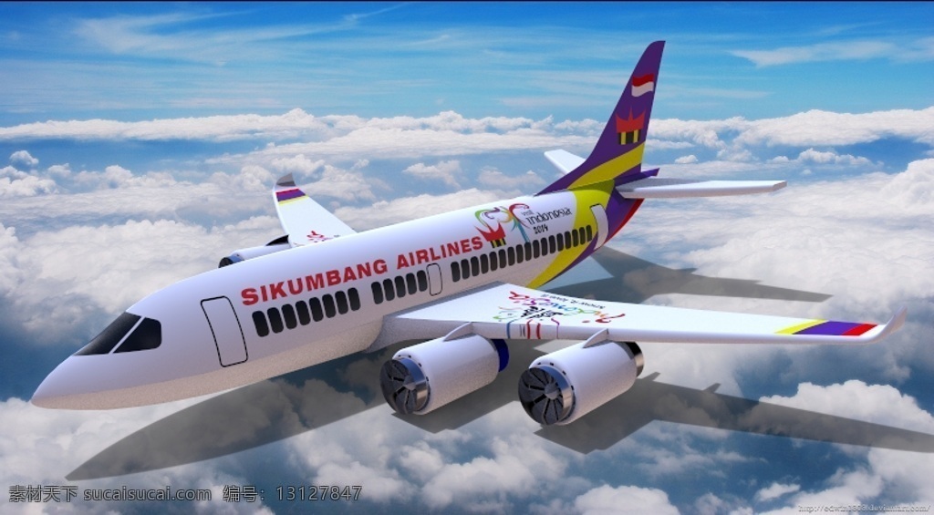 希 昆 庞 airllines minang kabau 西 苏门答腊 波音 灰色