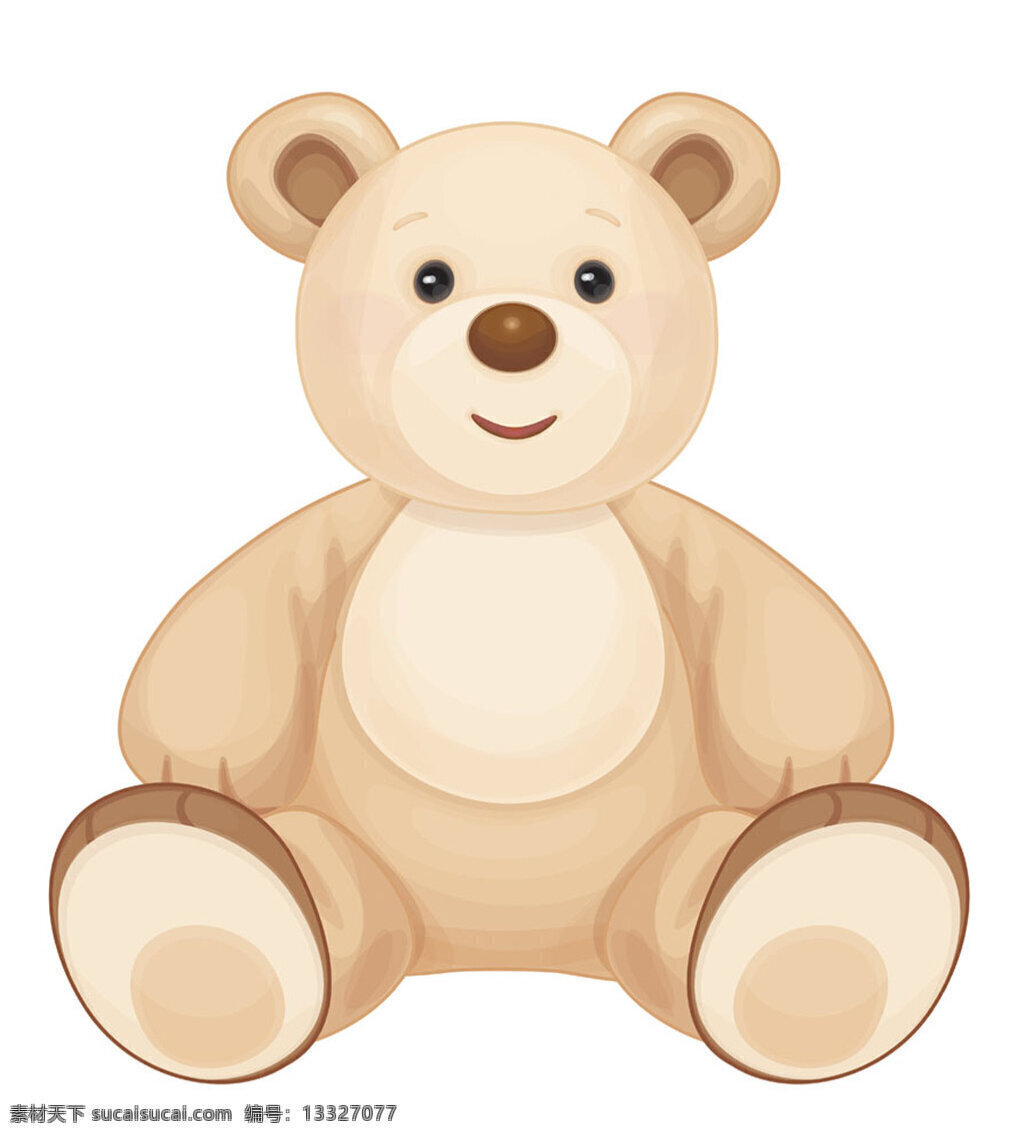 可爱小熊 黄色 灰色 小 熊 矢量 卡通熊 小熊熊 玩具熊 陆地动物 卡通动物 动物漫画 生活百科 矢量素材
