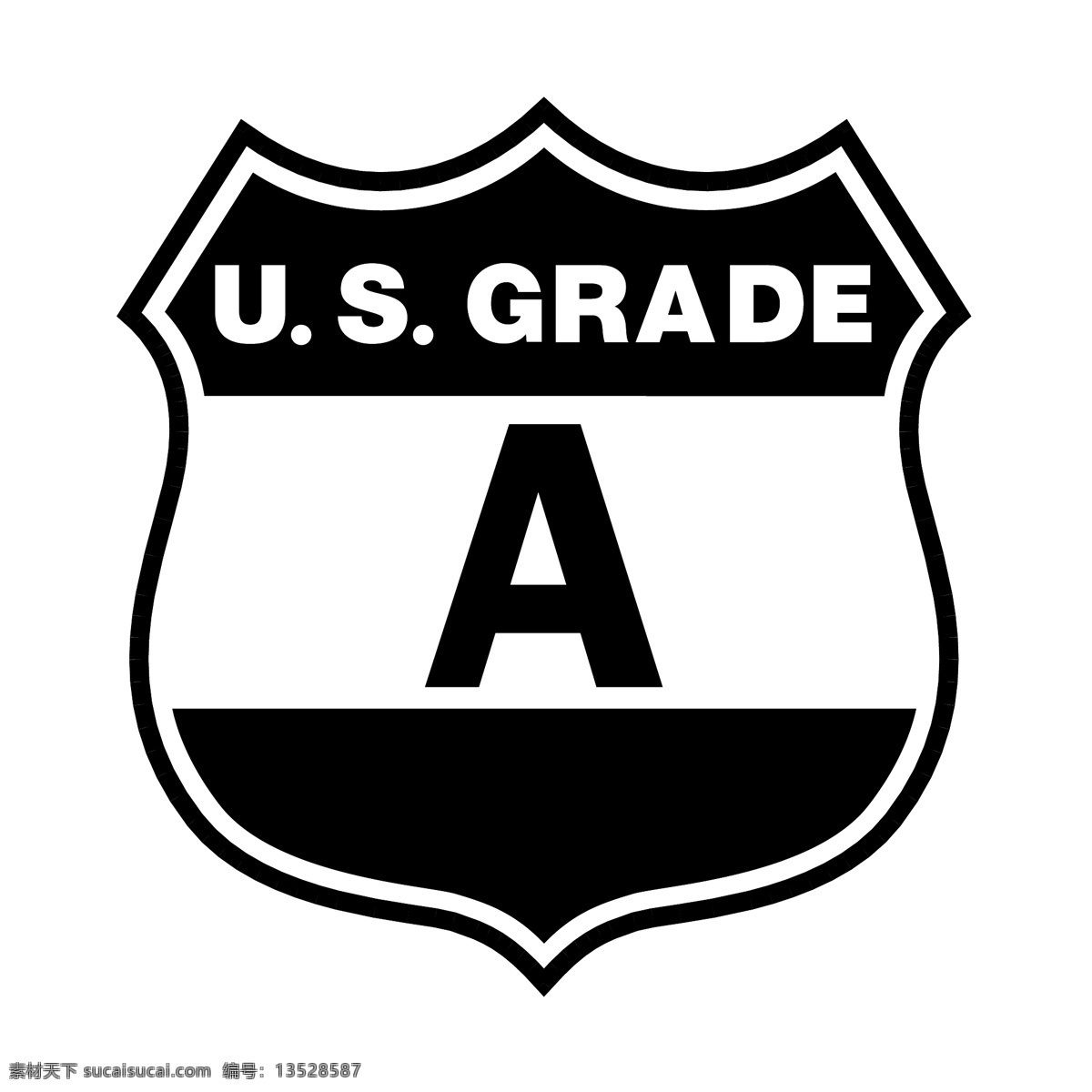 美国一级 矢量标志下载 免费矢量标识 商标 品牌标识 标识 矢量 免费 品牌 公司 白色