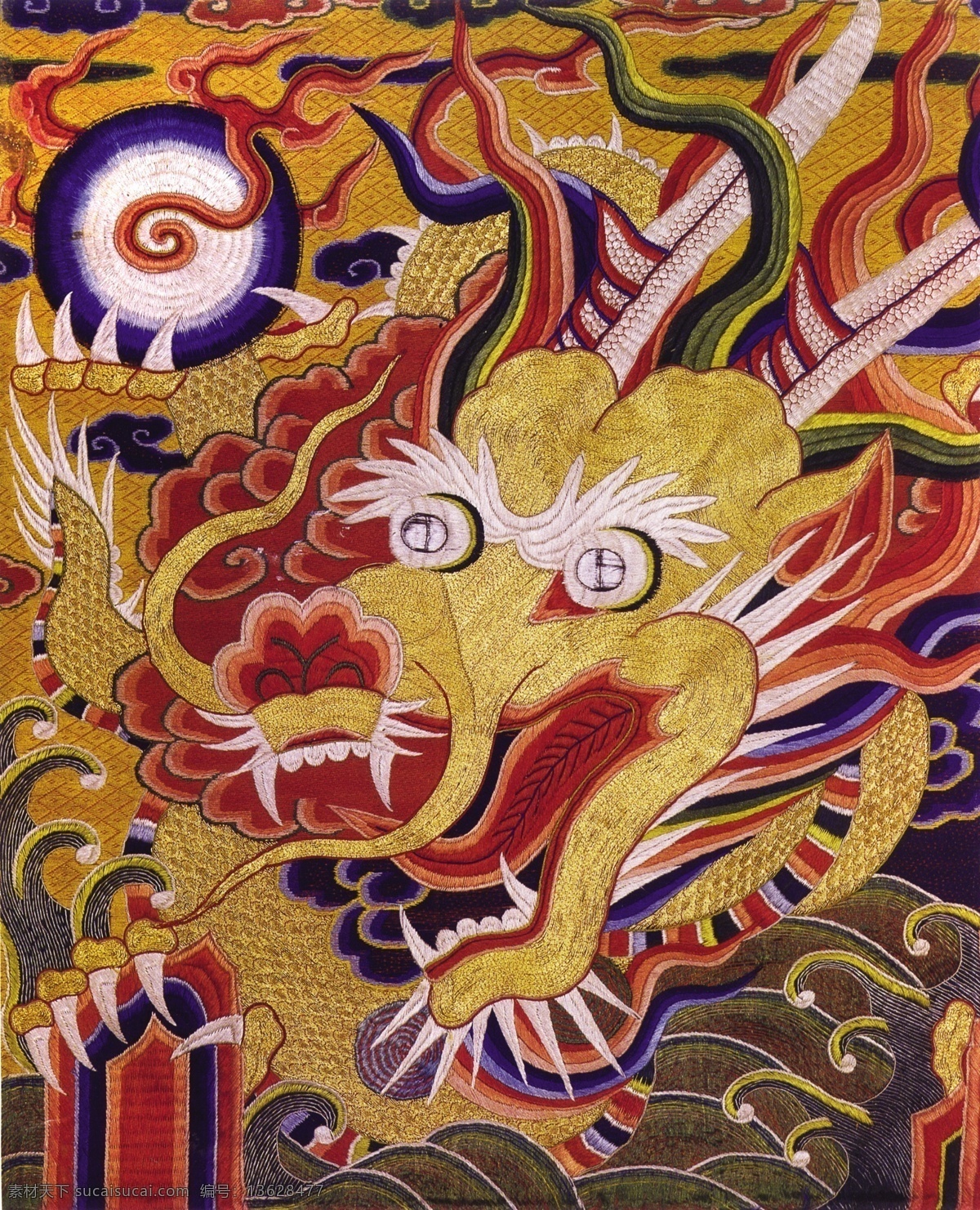龙免费下载 分层 源文件 古画图片 古龙 龙 龙凤呈祥 民间艺术 双龙 中国 传统 元素 整合 中华刺绣 文化艺术