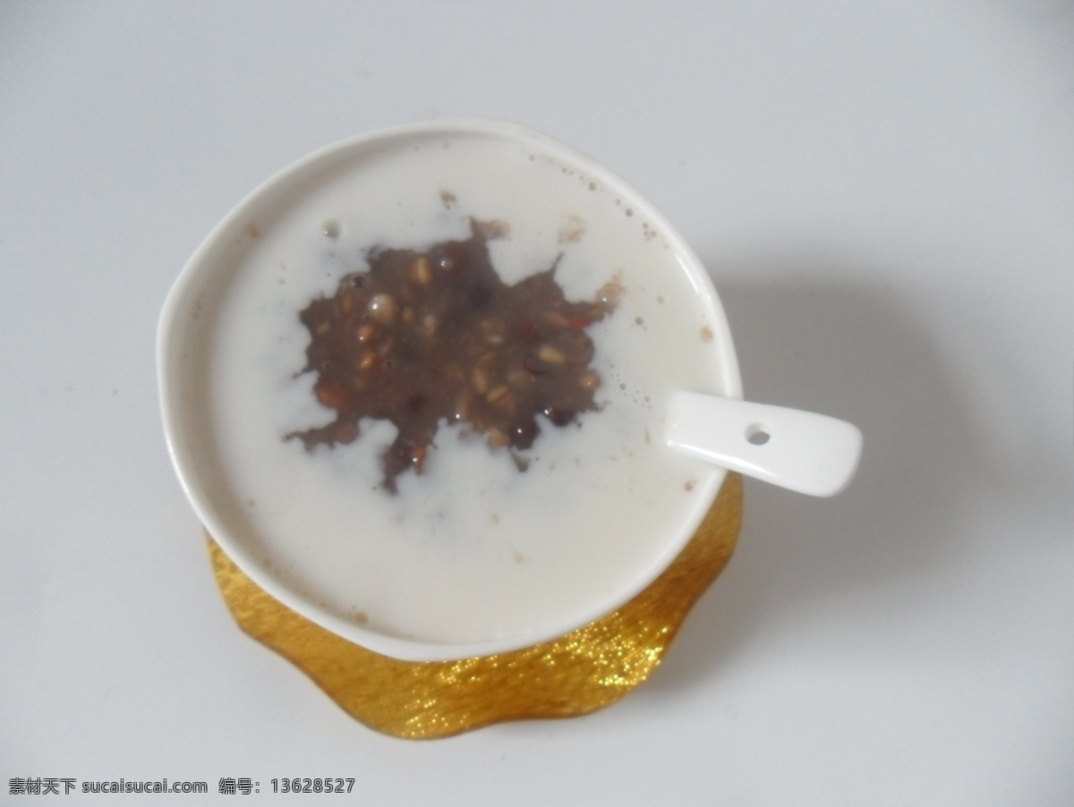 椰 奶 八宝粥 餐饮美食 果汁 奶茶 奶昔 椰奶八宝粥 西米 露冰沙 矢量图 日常生活