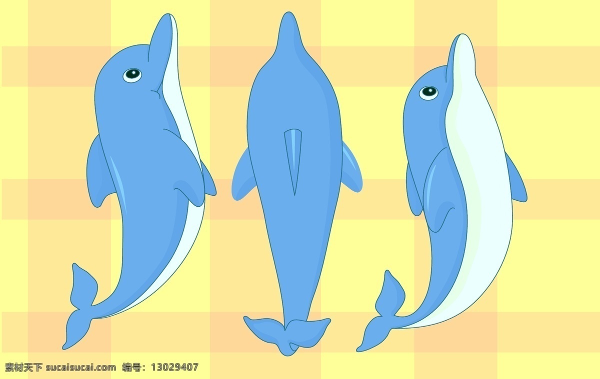 正在 跳跃 可爱 小海 豚 矢量 海豚 海洋 卡通 矢量动物 矢量图 其他矢量图