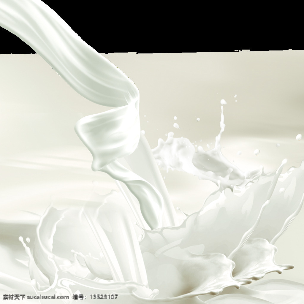 丝 滑 白色 牛奶 元素 白色牛奶 丝滑 营养 倒流 迸溅 免抠