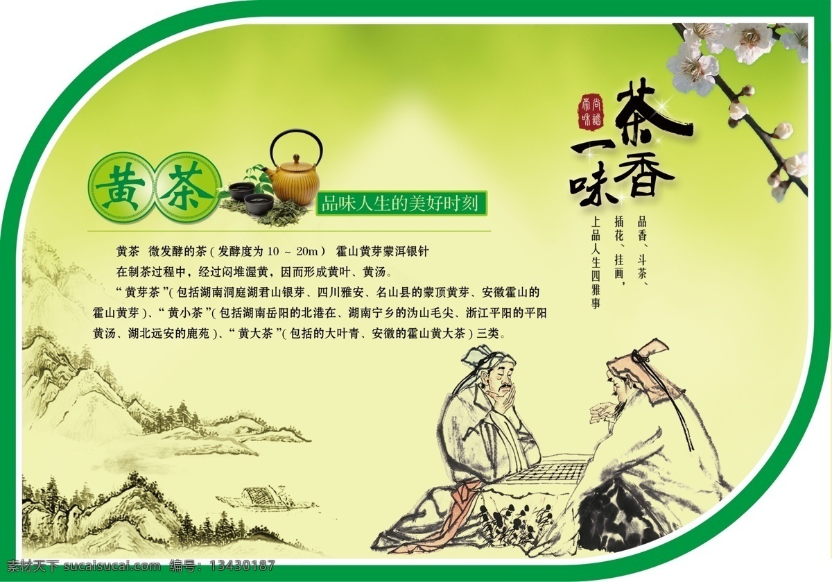 黄茶 茶文化 茶品种 黄茶介绍 文化宣传 源文件