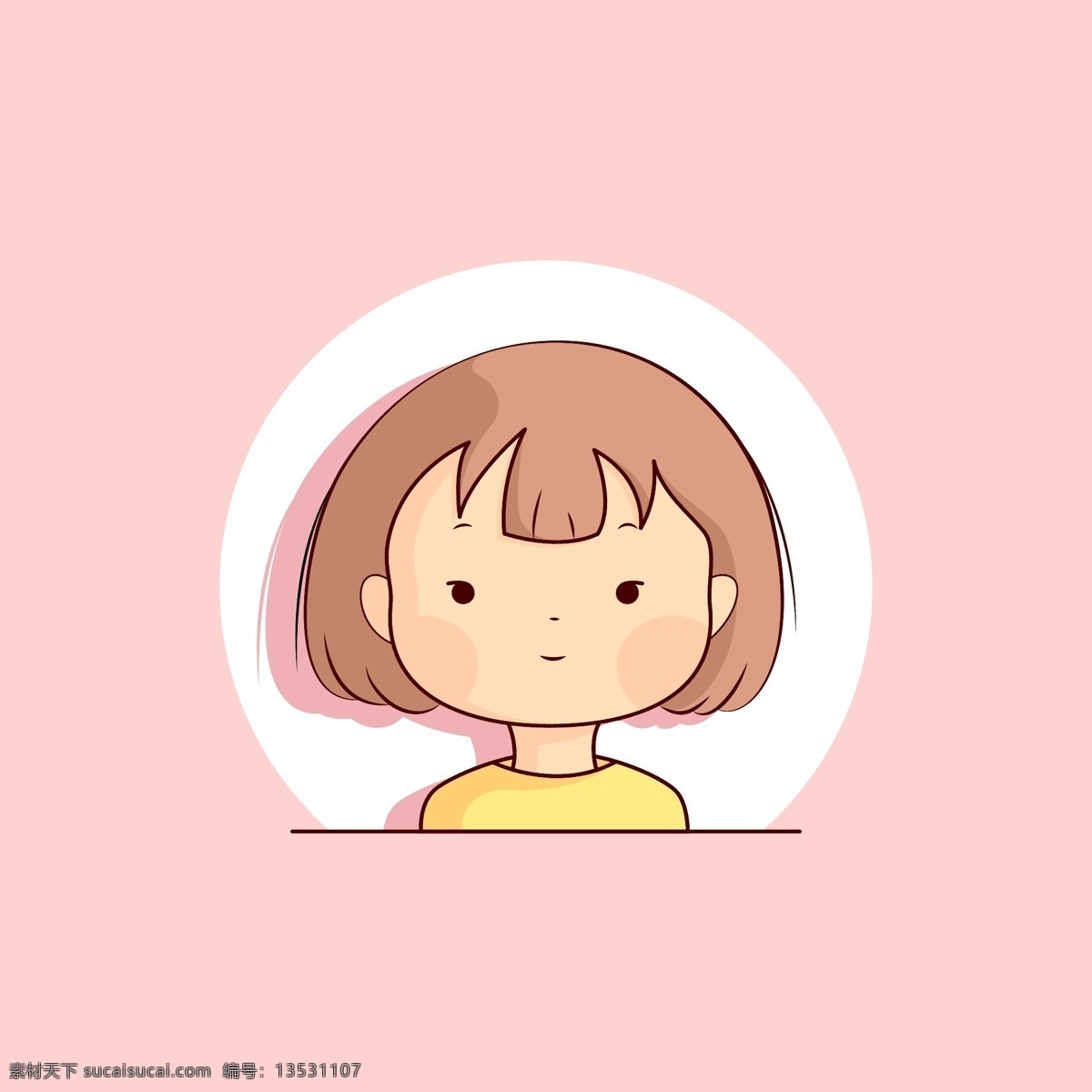 女孩头像 女孩 儿童 短发 适量 头像 女生 小女孩 小女生 粉色 q版头像 人物图库 儿童幼儿