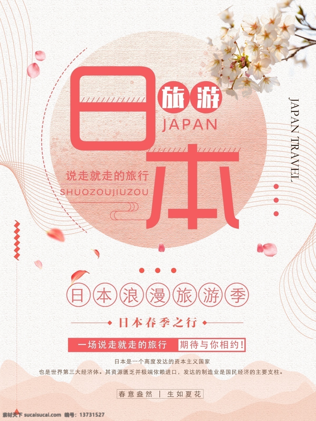 日本印象 日本 日本旅游 日本游 畅游日本 日本樱花 樱花节 漫画 插画 卡通 创意 扁平化 日本风情 日本海报 日式海报 樱花 日本寿司 日本美女 日本宣传 宣传单