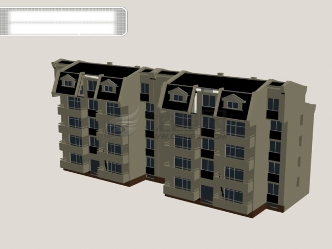 3d 多层 住宅 3d设计 3d素材 3d效果图 住宅小区 效果图 多层住宅 矢量图 建筑家居