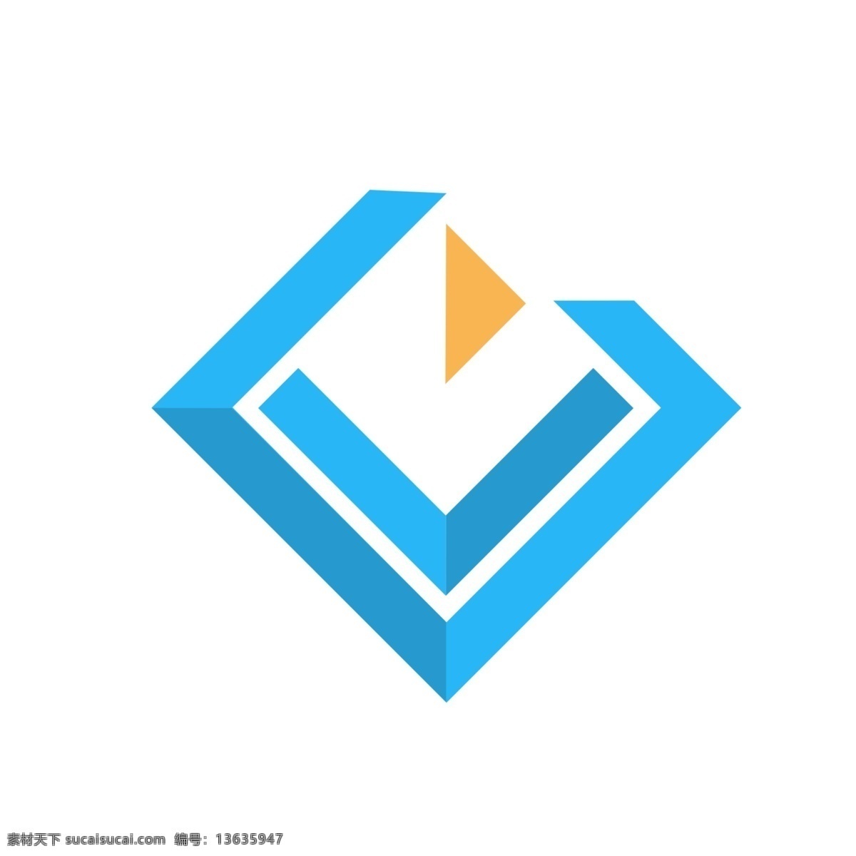v g 字母 logo 校园风 蓝色 校园 白色