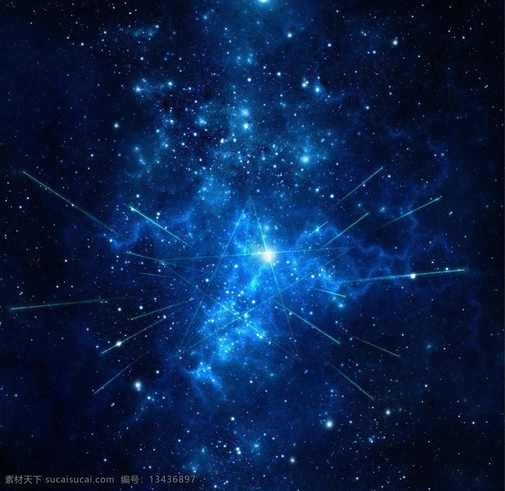 星星夜空 星星 夜空 宇宙 五角星 流星 背景底纹 底纹边框