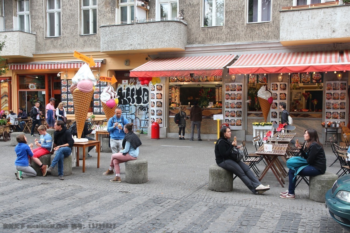 国外 街道 餐厅 风景 餐厅风景 街边风景 国外建筑 建筑设计 城市建筑 环境家居 灰色
