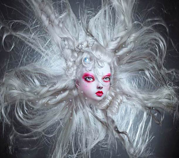 位图免费下载 服装图案 位图 插画师 natalie shau 诡异唯美插画 面料图库 服装设计 图案花型