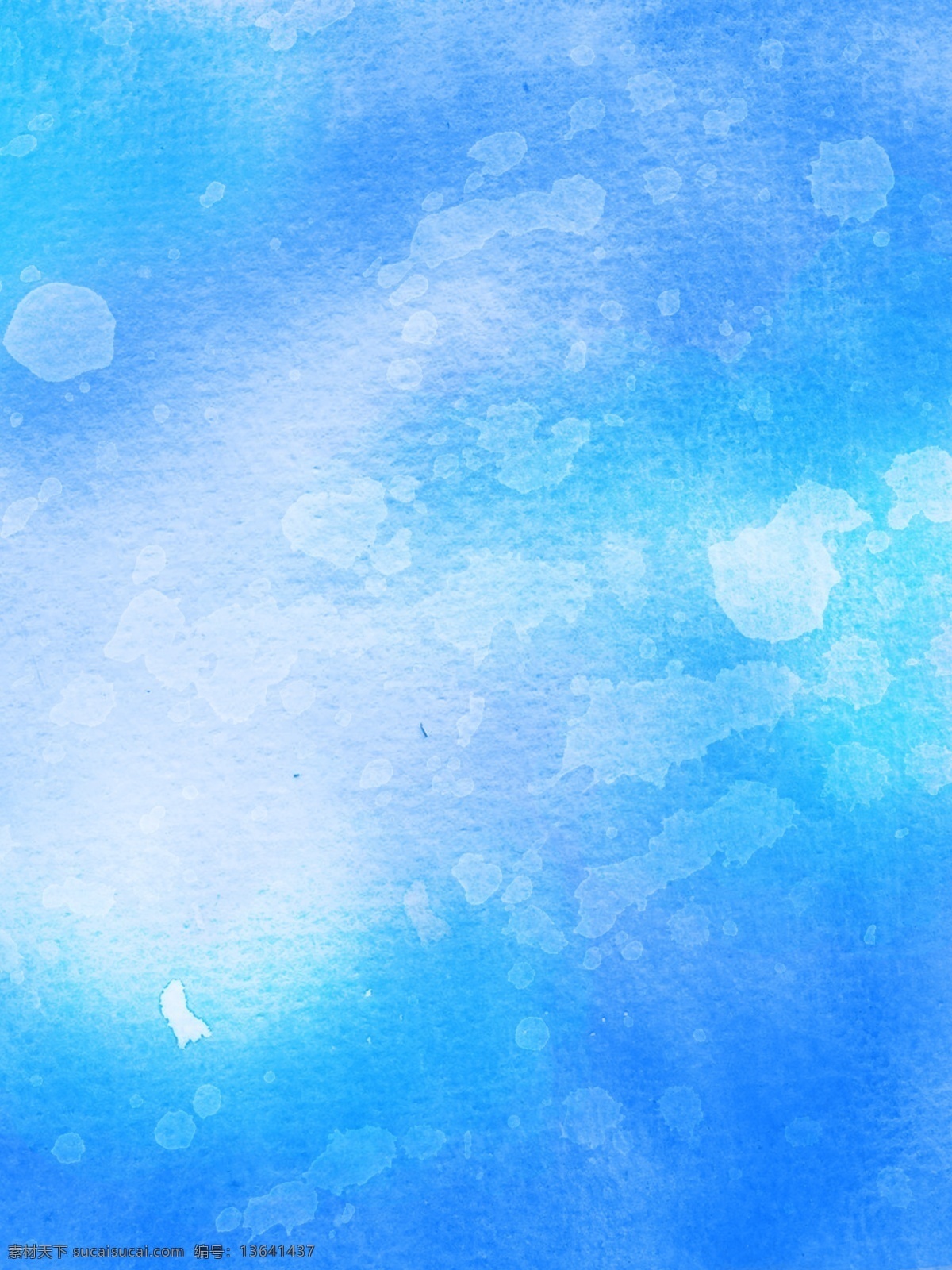 原创 梦幻 蓝色 渐变 水彩 质感 背景 水彩背景 蓝天背景 质感背景 泼墨背景 简约背景