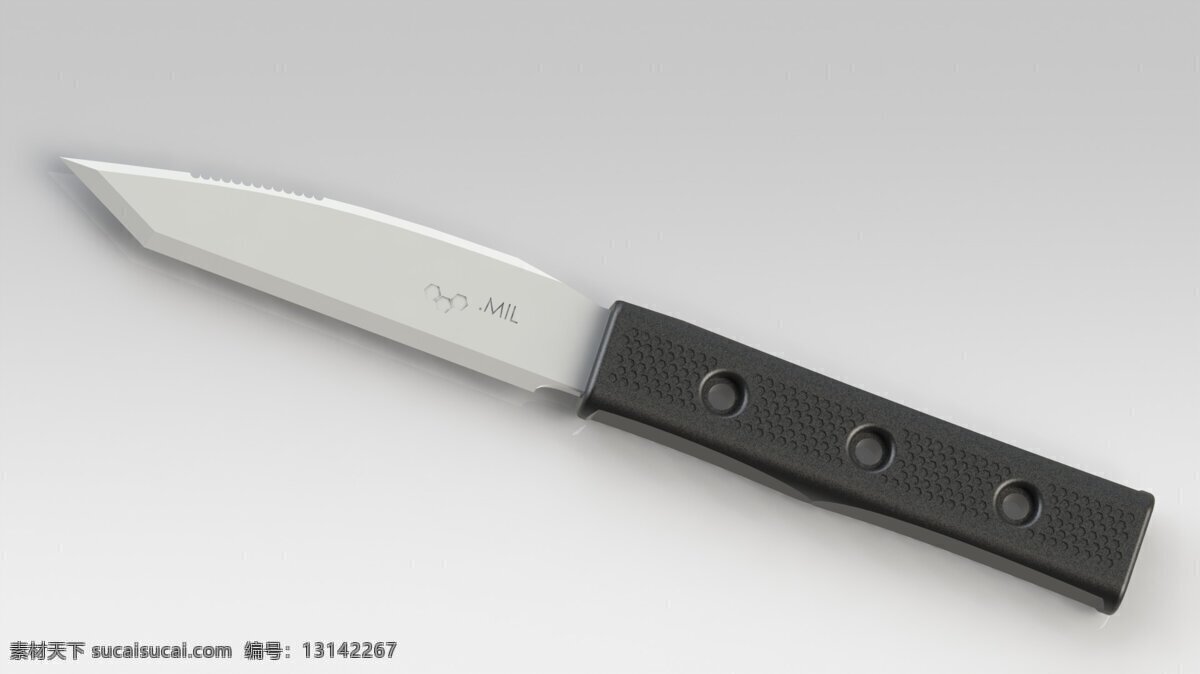 机智 x 刀 手柄 刀片 战术 3d模型素材 其他3d模型