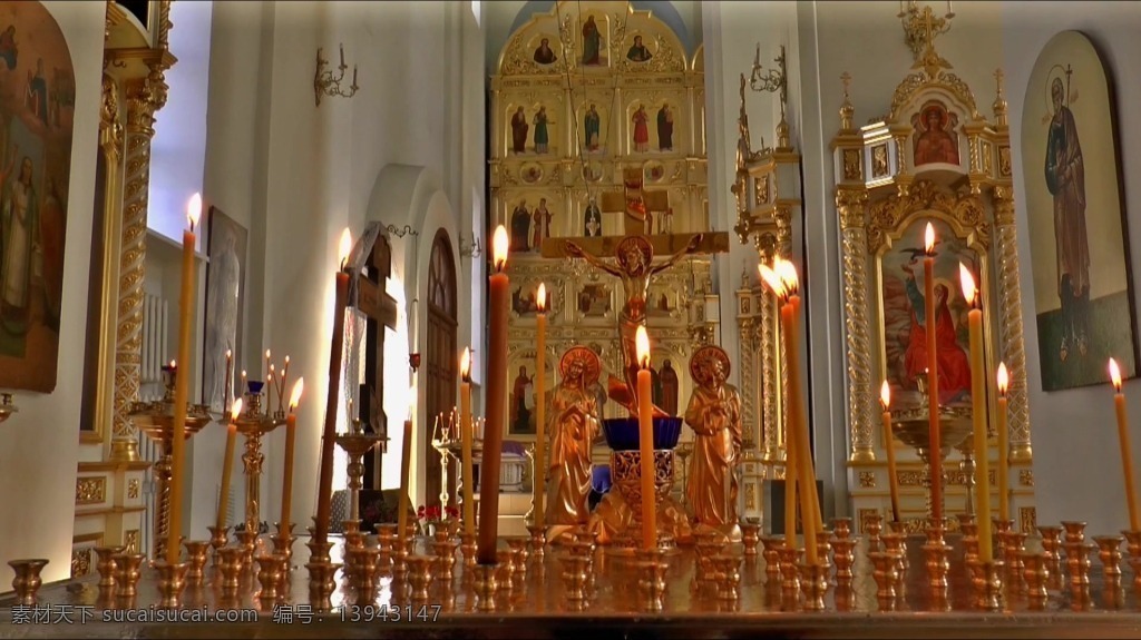 视频背景 实拍视频 视频 视频素材 视频模版 教堂 蜡烛 教堂视频素材 教堂建筑