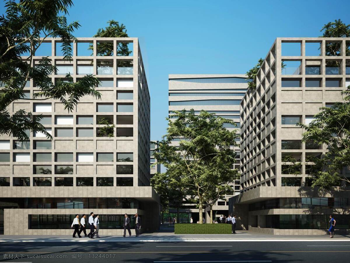 总部 基地 办公 高楼 生态办公 商务金融