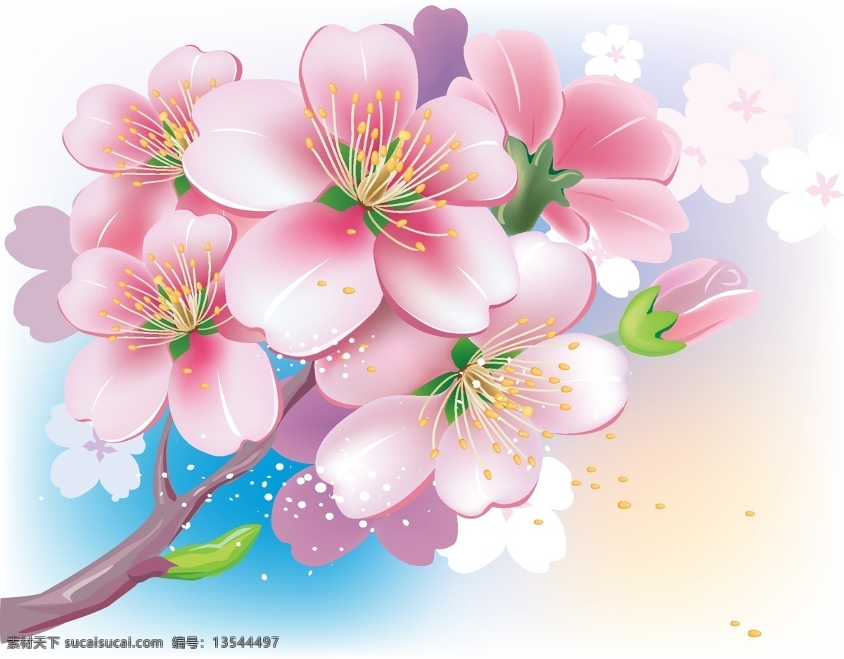 梦幻花纹花朵 花枝 梦幻花纹 梦幻花朵 梦幻底纹 时尚花纹 时尚底纹 时尚花朵 粉色浪漫 浪漫背景 唯美 古典 浪漫 矢量 时尚 花纹 梦幻 底纹 底纹背景 底纹边框