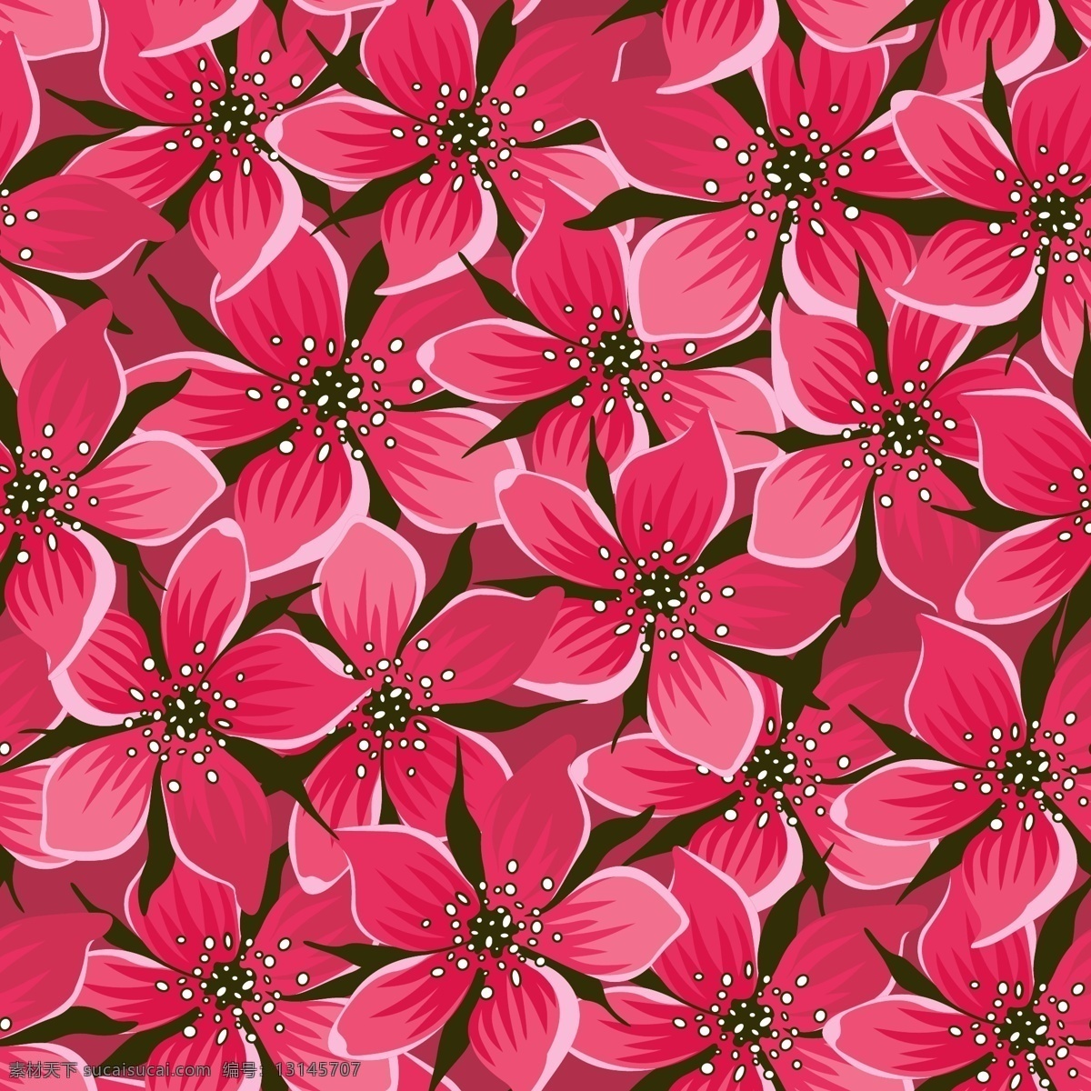 花卉图案设计 花纹 图案 壁画 底纹 相框底纹专辑 底纹边框 花边花纹 红色