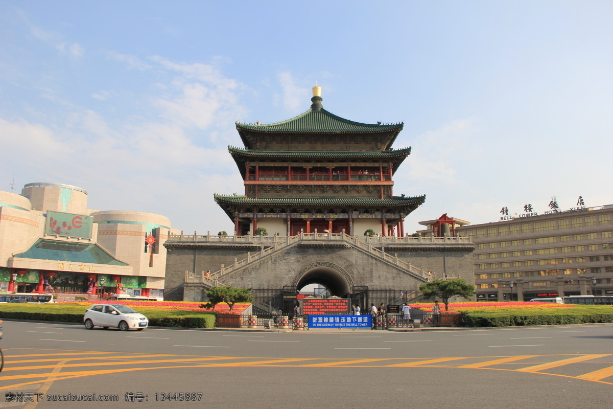 西安钟楼 西安 雁塔区 西安雁塔区 秦都 秦 长安 国内旅游 中国 中国西安 美丽西安 魅力西安 城市 开元商城 钟楼饭店 西安风光 旅游摄影